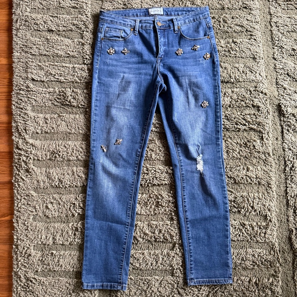 ✨ Bundle of 3 Women’s Size 6 Jeans – Glam Denim Lot ✨ - Picture 9 of 12